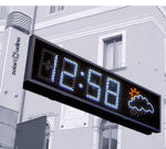 Digital-Außenuhren, Zeit+Temperaturanzeigen